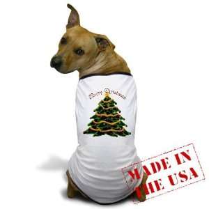  Christmas Tree Cute Dog T Shirt by 