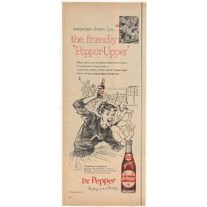  1958 Dr Pepper Cheerleader Now in Cleveland Print Ad: Home 