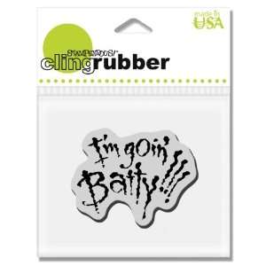   Cling Rubber Stamp, Going Batty Image Arts, Crafts & Sewing