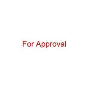  FOR APPROVAL Rubber Stamp for office use self inking 