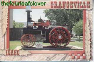 Grangeville ID Steam Traction Engine Straw Burn PC  