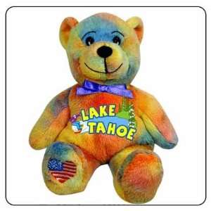   Lake Tahoe Symbolz Plush Multicolor Bear Stuffed Animal: Toys & Games