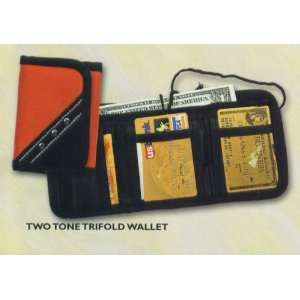  Two Tone Tri Folding Wallet 