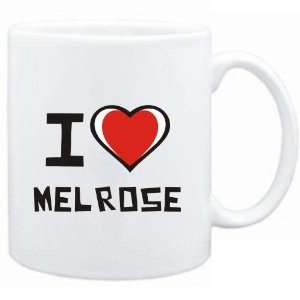  Mug White I love Melrose  Usa Cities