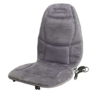 Wagan IN9438 2 Velour 12V Heated Seat Cushion with Lumbar Support at 