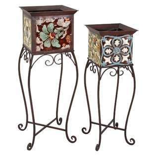 Aspire Colorful Box Plant Stand (Set of 2) 