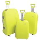Heys USA Hardsided Polypropylene 3 Piece Athena TSA Case Luggage Set 