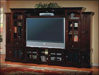   CHERRY HILL Wall Unit Entertainment Center, TV Stand 