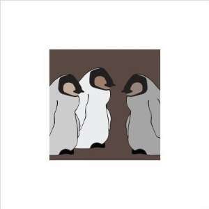  Animal   Baby Penguins Stretched Wall Art Size 18 x 18 