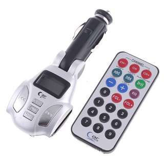 FM Transmitter Car  Player USB SD TF Remote Control  