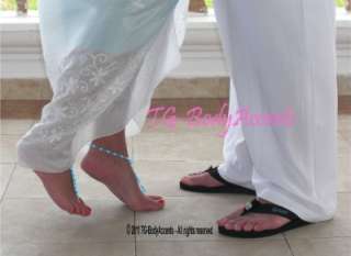 Barefoot Sandals   Foot Jewelry   Wedding   White hearts 2pc  