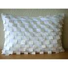 The HomeCentric White Harmony   12x16 Inches Decorative Pillow Covers 