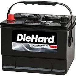 Automotive Battery, Group Size 59 (with exchange)  DieHard Automotive 