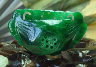 Chinese Green Jade Jadeite Phoenix Pendant (String cord adjustable 