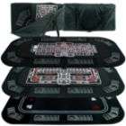   Poker Superior 3 in 1 Poker/Craps/Roulette Tri Fold Table Top