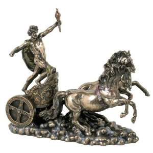  Greek Helios on Chariot Sculpture