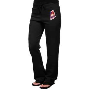  NCAA UIC Flames Ladies Black Logo Applique Sweatpant 