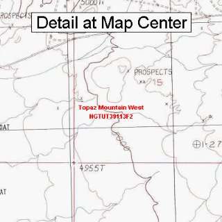   Map   Topaz Mountain West, Utah (Folded/Waterproof)