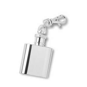    1 oz. Stainless Steel Flask Key Chain #13 & 34 