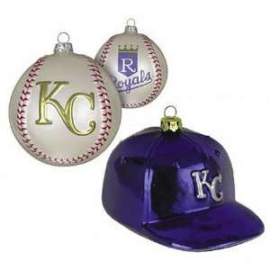 Kansas City Royals Double Ornament Set: Sports & Outdoors