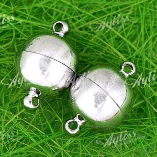 12mm Magnetic Hematite Findings Clasp For Necklace 5P  