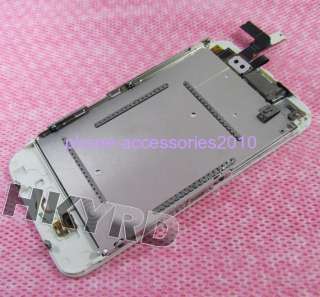 White LCD Touch Screen Digitizer Assembly Fr iPhone 3GS  