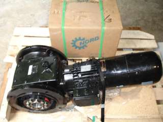 Nord 2 Stage Helical Worm Gear Drive SK 32100AFSH, 5HP  