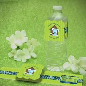   Dog   Water Bottle Labels   Personalized Baby Shower Favors: Toys