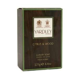  Yardley Men`s Citrus and Wood Luxury Soap 4.4oz soap 