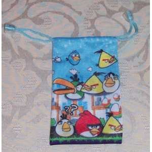 ANGRY BIRDS Soft Cover Pouch Drawstring PHONE Protector 