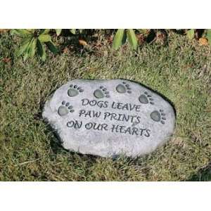  Evergreen 84576 Garden Stone, Dogs Leave Paw Prints on Our 