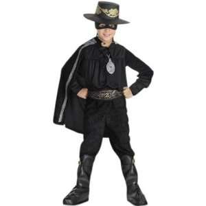  Childs Zorro Halloween Costume (Size:Small 4 6): Toys 