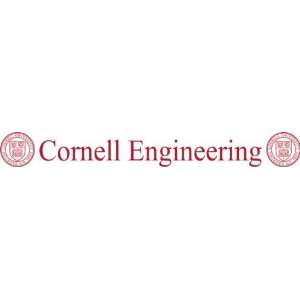   DECAL D CORNELL ENGINEERING SCHOOL   17.9 x 2.1