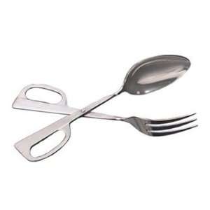   Stainless Steel Spoon/Fork Combination Scissor Tong