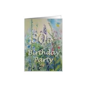    30th Birthday Party Invitation Greeting Card Card Toys & Games