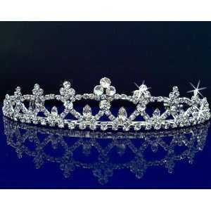 SparklyCrystal Bridal Wedding Tiara Crown With Crystal Arches 36728