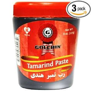 GOLCHIN Tamarind Paste, 8 Ounce (Pack of 3)  Grocery 