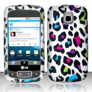 Hard Phone Cover Case 4 LG OPTIMUS T P509 Leopard Color  