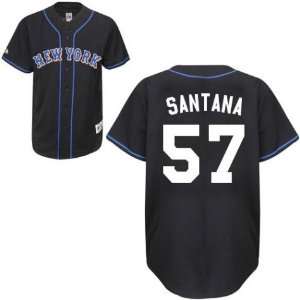Men`s New York Mets #57 Johan Santana Alternate Replica Jersey  