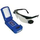   Pneumatic (AST6328G) 28 LED Flip Light w/ LED Lighted Safety Glasses