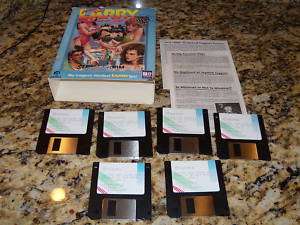 LEISURE SUIT LARRY 6 SHAPE UP OR SLIP OUT PC COMPLETE  