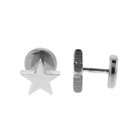   Stainless Steel Star Stud Earrings   10mm   14G   Sold as a Pair