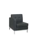 Office Star Splendid Avenue Six Wall Street Single Arm Chair LAFBlack 
