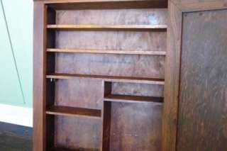  Carved Walnut LARGE 35x 17 Medicine Cabinet WONDERFUL Shelves  