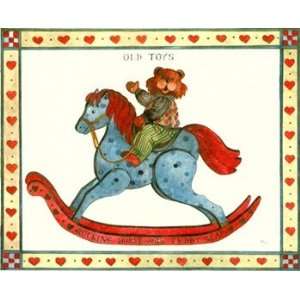   Rocking Horse   Poster by Isabelle De Bercy (12 x 10)