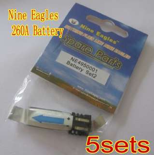 5x NE4950001 RC Nine eagles 260A SOLO PRO Soar Battery  