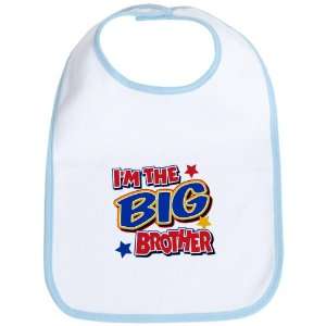  Baby Bib Sky Blue Im The Big Brother 