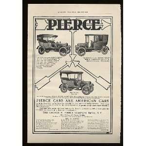    1905 Pierce Great Arrow Cars Print Ad (9016)