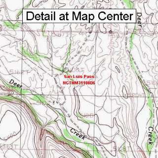   Map   San Luis Pass, New Mexico (Folded/Waterproof)