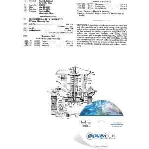  NEW Patent CD for MOTORIZED VALVE OF GLOBE TYPE 